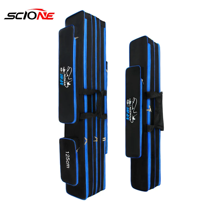 

2/3 Layer High capacity 70-120cm Fishing Bag Multi-Purpose Oxford Material Waterproof Durable Case Fishing Rod Bag Tackle XA167G