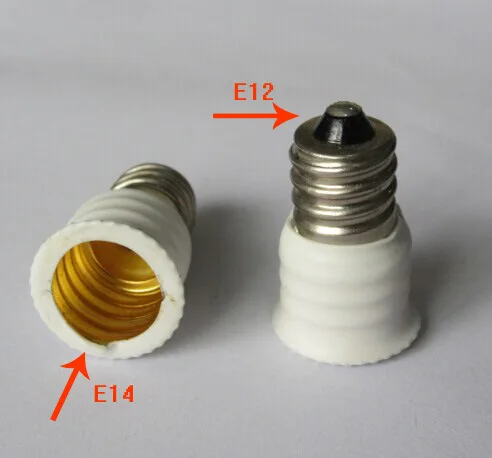 E12 Поворотная E14 E12 конверсионная лампа база E12 E14 Alto головка