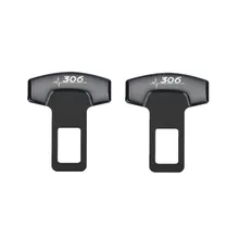 Для peugeot 306, аксессуары, автомобильный ремень, пряжки, пояс безопасности, сигнализация, заглушка, 2 шт