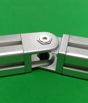 

2pcs 20x20mm Hinge Furniture Fittings Zinc Alloy Industrial Adjustable Hinge Angle Connector 180 Degree Rotation Angle