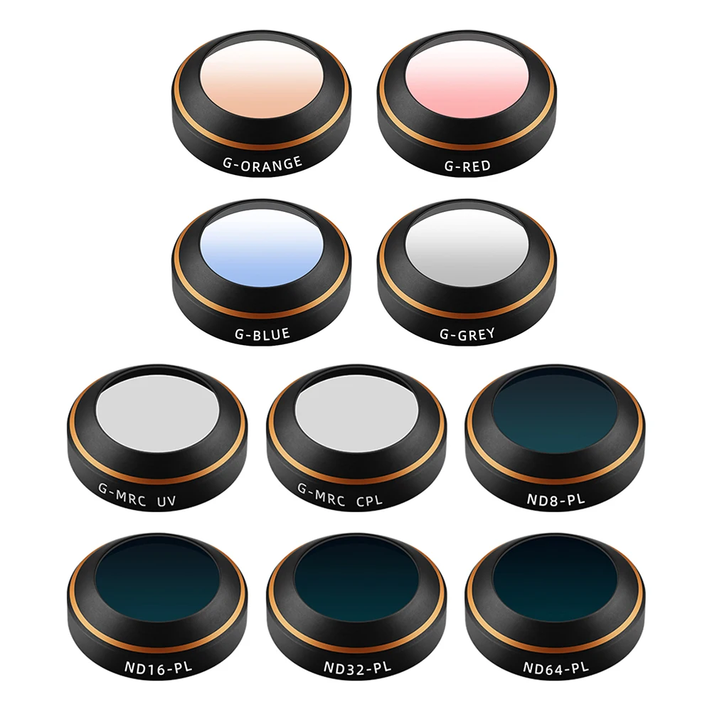 Набор фильтров для объектива камеры 4/6-Element алюминиевый сплав (рамка) + Оптическое