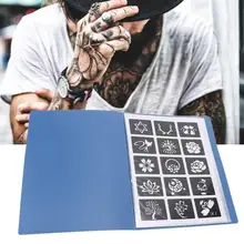 Stencil Paint Professional Tattoo Stencil Airbrush Body Tattoo Exquisite Pattern Template Design Tool(Blue) Stencils For