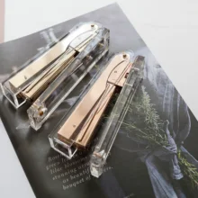 Желтое Золото Розовое золото акриловый Настольный набор ассортимент золото и акрил элегантный степлер