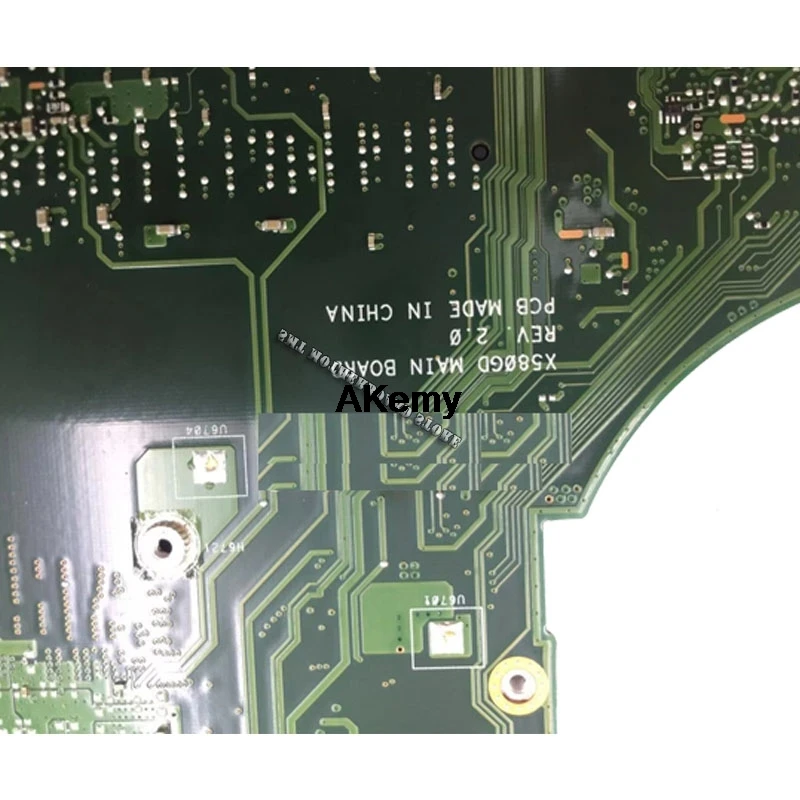  For ASUS VivoBook Pro 15 N580G N580GD NX580G NX580GD Laptop Motherboard Mianboard With/ GTX1050/4GB