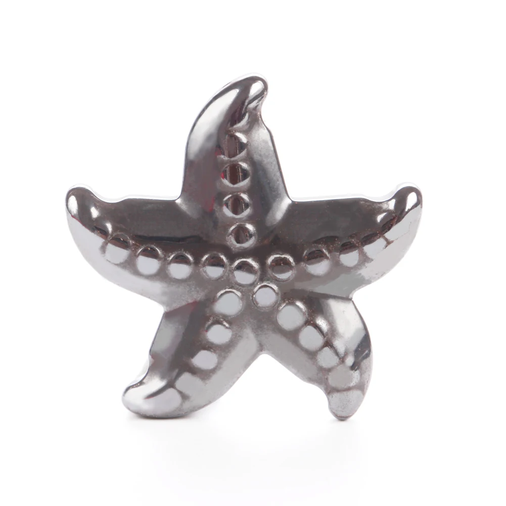 Elegant Black Hematite Stone Animal Charms Pendant