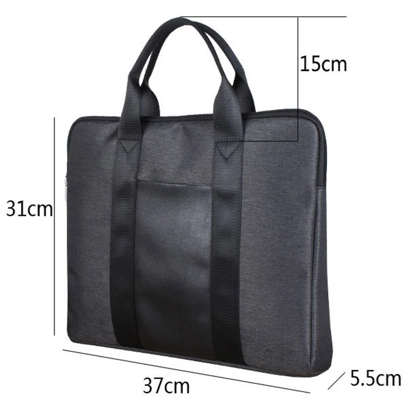 ABZC-деловой офисный мужской портфель, практичные простые большого объема, сумка для файлов, сумка из ткани Оксфорд