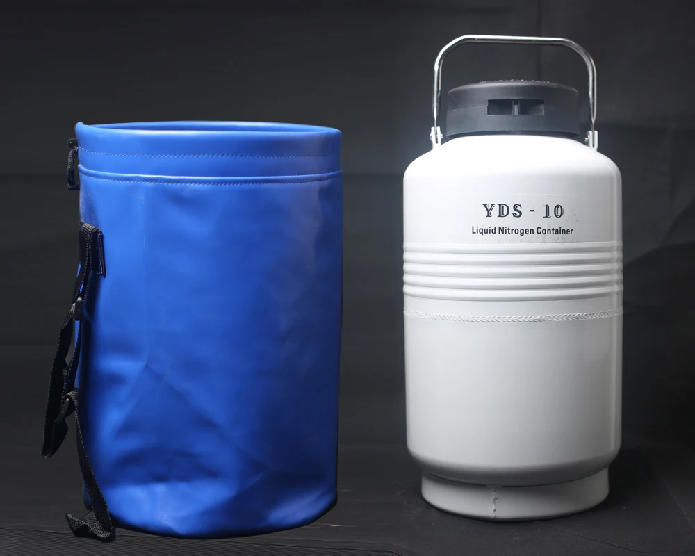 Dewar контейнер жидкого азота YDS-10 125 спермы ln2 резервуар