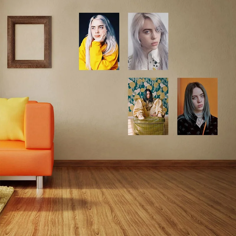 Billie Eilish плакат Hd Печатный домашний Декор Картина Billie Eilish картины настенные художественные современные Плакаты для гостиной