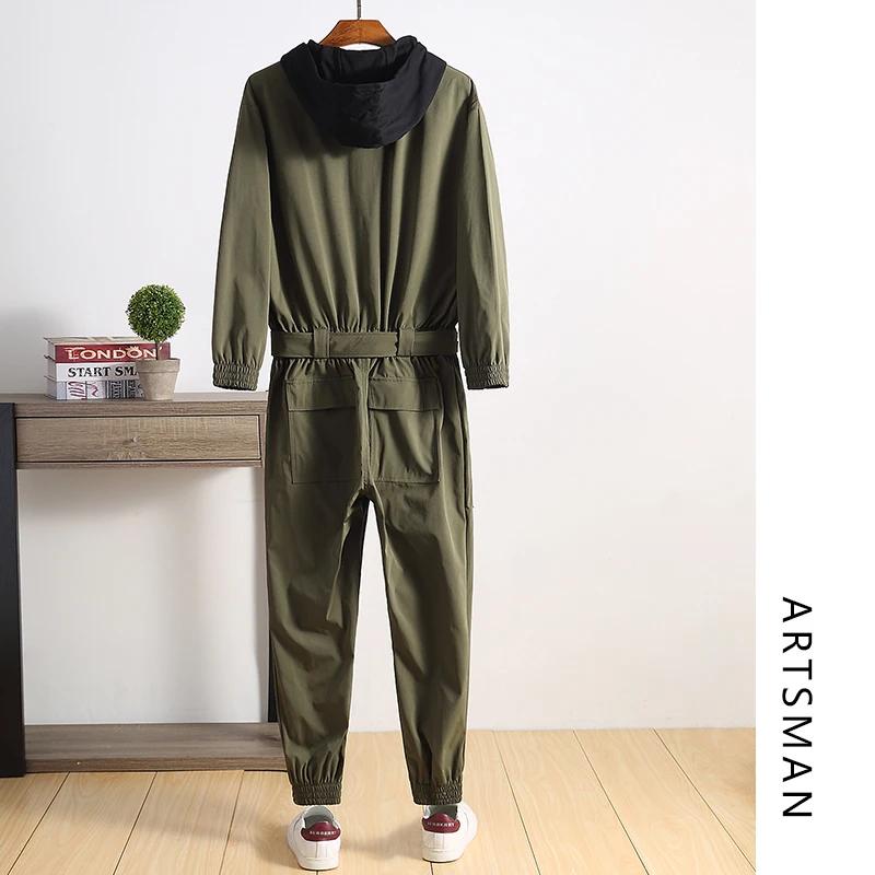 Jumpsuit Men Rompers One Piece Overalls 