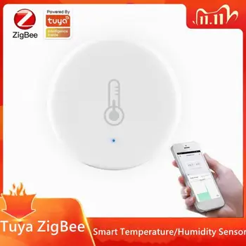 

Tuya Temperature Smart Humidity Sensor LED Screen Digital Thermometer Moisture Meter Smart Life Tuya App Smart Home Automation
