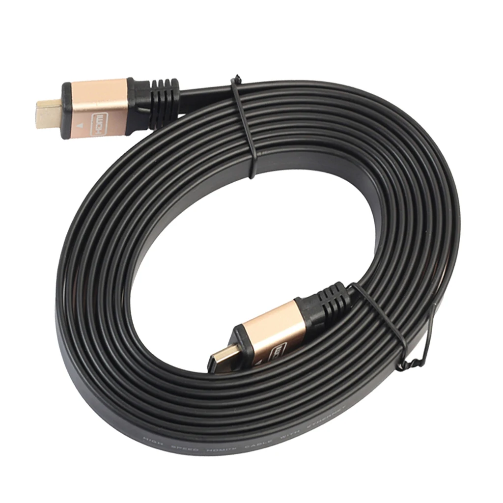 Черный высокий HDMI кабель позолоченный для огня ТВ/HD ТВ/Xbox/PS4 300 см