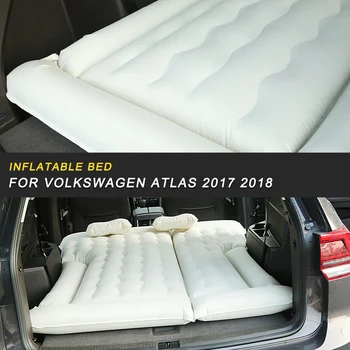 

Travel Bed Camping Inflatable Air Mattress Rest Cushion Sleeping Pad with Pump for Volkswagen VW Atlas 2017-2019 Car