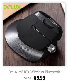 Delux M625 PMW3360 игровая мышь компьютерная геймерская Mause с RGB подсветкой 12000 dpi эргономичная оптическая проводная мышь для ПК ноутбука Overwatch