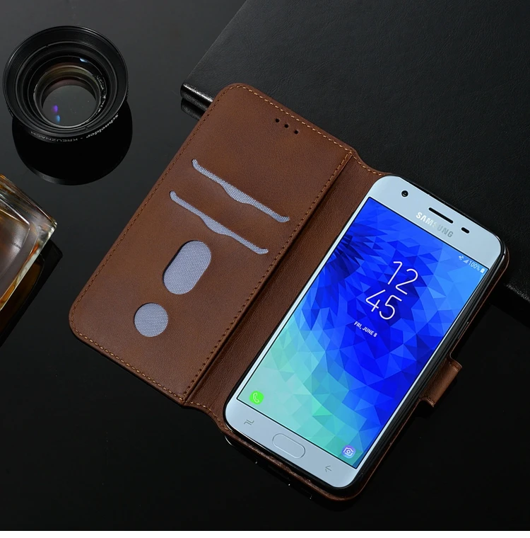 Кожаный чехол-книжка для samsung Galaxy J3 чехол-кошелек Чехол-книжка для samsung Galaxy J3 J 3 чехол s Fundas Etui