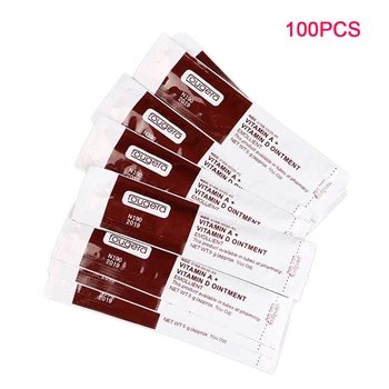 

100Pcs Tattoo Aftercare Cream Fougera Vitamin Ointment A&D Anti Scar For Tattoo body Permanent Makeup Tattoo Supplies