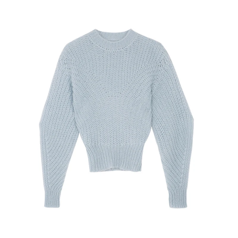 TWOTWINSTYLE Casual Tunic Sweater For Women O Neck