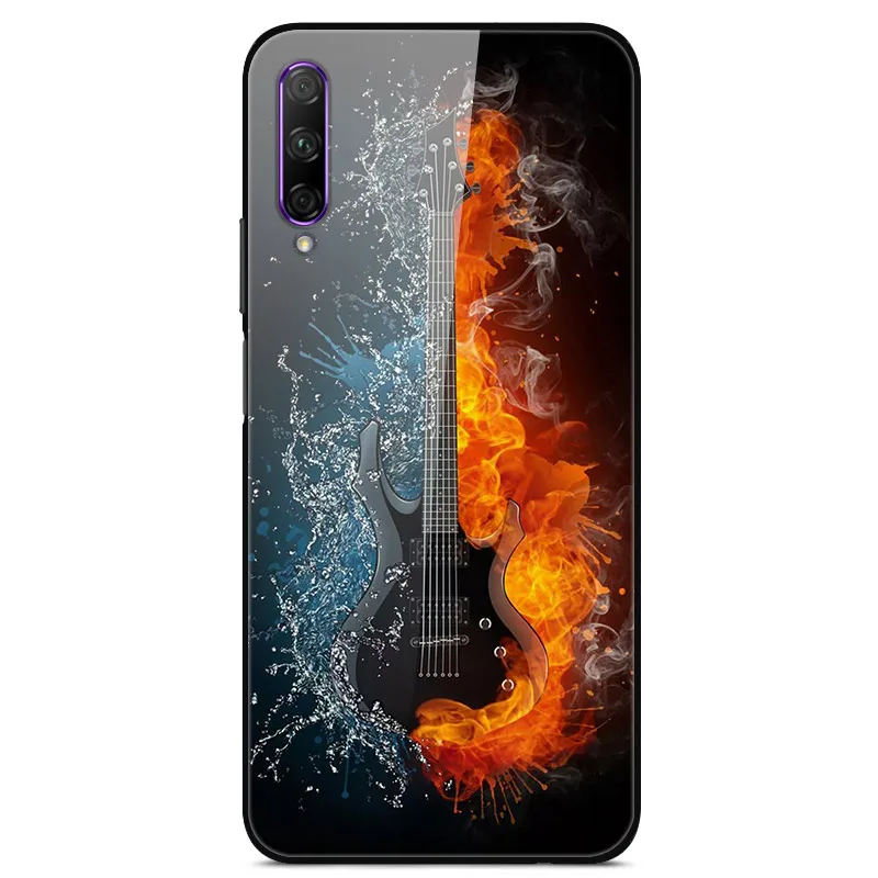 20 Для huawei Honor Play 3 чехол закаленное Стекло планета Космос крышка Стекло задняя крышка для huawei Honor Play 3 Play3 Жесткий PC Coque черный чехол для Honor Play 3 Стекло чехол - Цвет: 20