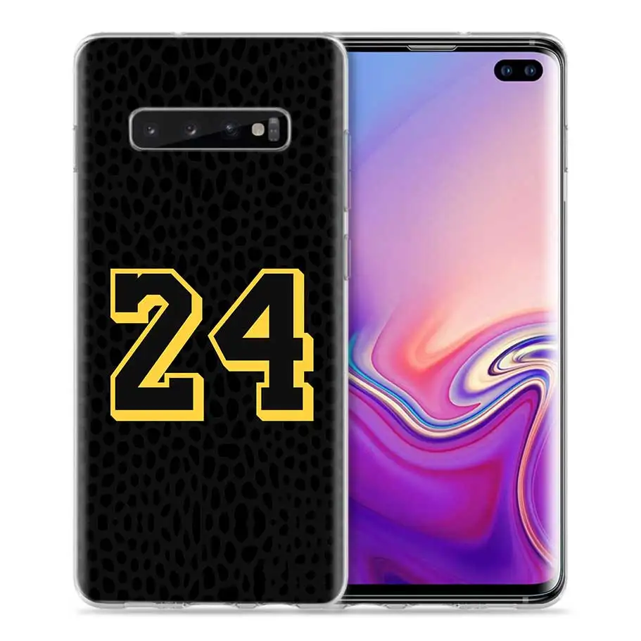 Баскетбол 23 24 чехол для samsung Galaxy S10 5G S10e S8 S9 S7 Note 8, 9, 10, J4 J6 плюс J5 J8 J3 силиконовый чехол для телефона