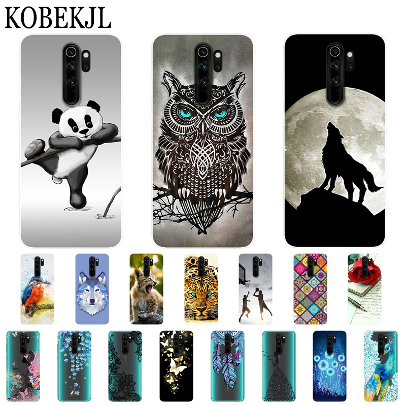 Чехол для Redmi Note 8 Pro мягкий мультяшный силиконовый чехол-накладка из ТПУ чехол