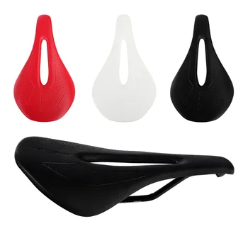 

Ec90 Bicycle Saddle Mtb Road Bike Saddles Mountain Bike Seat Racing Saddle PU Breathable Soft Seat Cushion Black,red, white