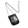 Dress Up Occupation Pretend Play America Police Special Agent Officer Badges Card ID Cards Holder With Chain And Belt Clip 1