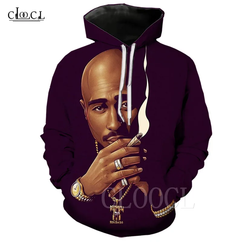 Толстовка с капюшоном в стиле хип хоп 2Pac 3D свитшот для мужчин и женщин осенне