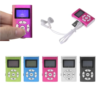 

MX-808 Mini USB Aluminum LCD Screen 32GB Micro SD TF Card Digital Music MP3 Player