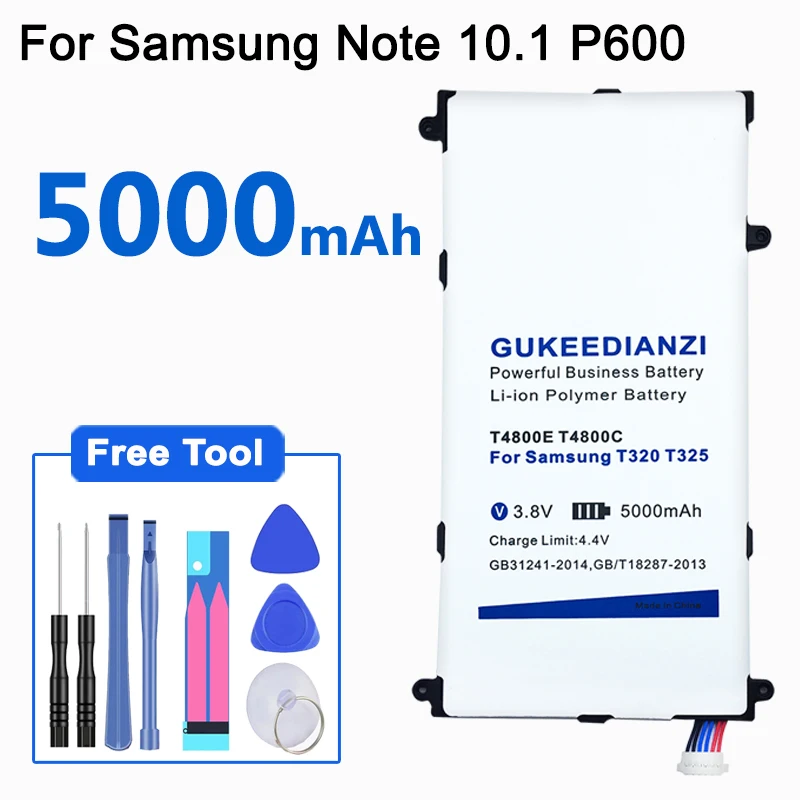 Аккумулятор gukeedianzi T4800E для samsung Galaxy Tab Pro 8,4 в SM-T321 T325 T320 T321 Аккумулятор для планшета 5000 мАч Внешний аккумулятор