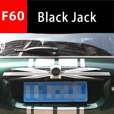 Black Jack Фирменная Новинка ABS Материал с защитой от ультрафиолетового излучения, стиль Mini Ray хвост ворота загрузки ручки крышки для Mini Countryman F60 только(1 шт./компл - Название цвета: Black Jack