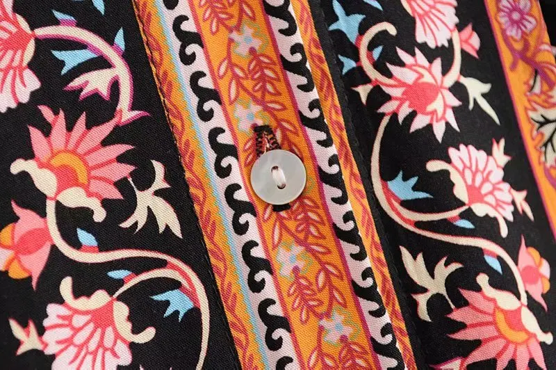 KIYUMI Boho платье для женщин, из искусственного шелка Мини платья Лето v-образным вырезом с коротким рукавом цветочным принтом Vestidos пляжное повседневное цыганское сексуальное платье