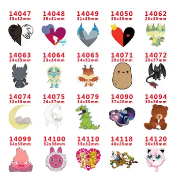 

Kawaii Resin for Hair Bows Snack cartoon character flat back planar resin Crafts for DIY Phone Decorations .FQ14047-14120