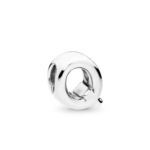 style 1 Простой стиль, Винтажные бусины из сплава 26 букв, подходят к оригиналу Pandora, подвески для женщин, подарок на день рождения, ювелирные изделия ручной работы - Цвет: style 1