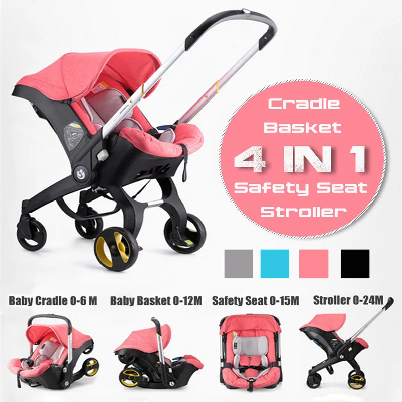 Poussette bébé 3 en 1 avec siège auto bébé couffin Landscope élevé Landscope pliant landaus pour nouveau-nés Landscope 4 en 1
