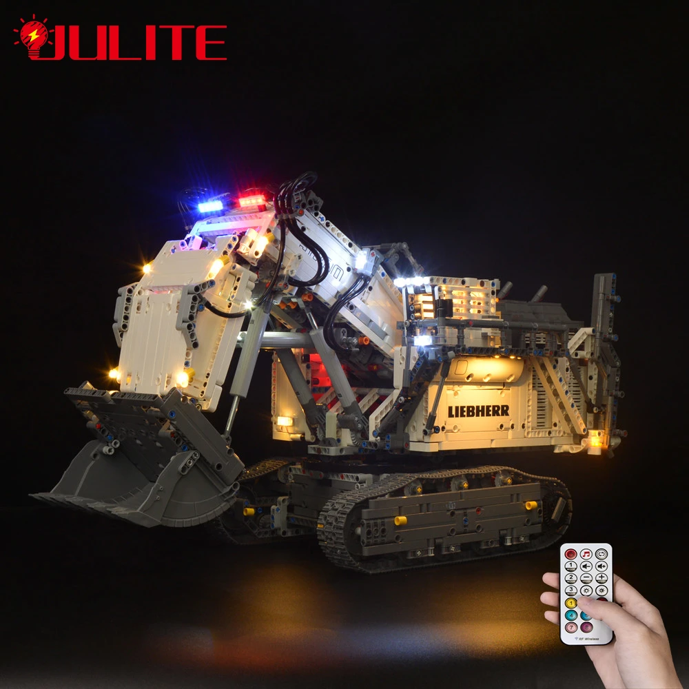 Excavator Toy Lighting Set | Liebherr R 9800 Excavator | Excavator Technic  - Kit 42100 - Aliexpress