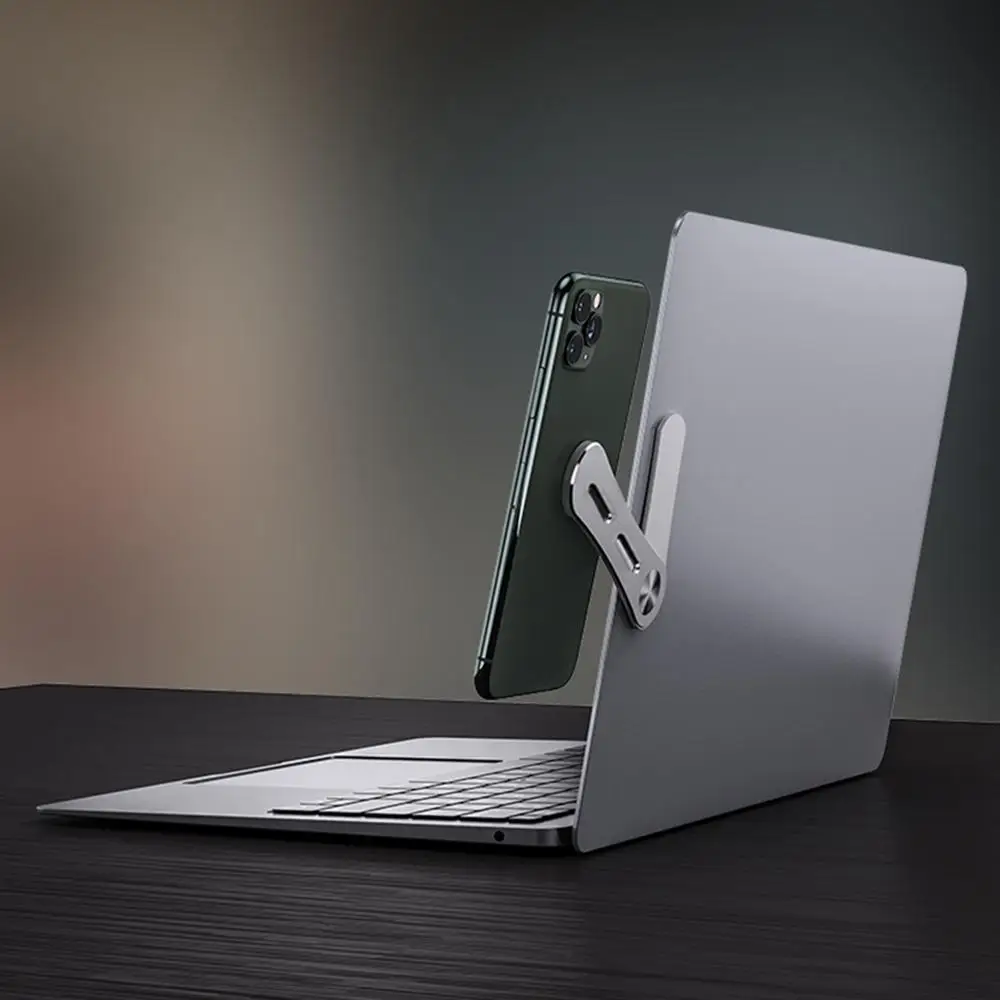 

Dual Monitor Display Clip Adjustable Phone Stand Holder Computer Screen Laptop Side Mount Connect Tablet Support Holder Bracket