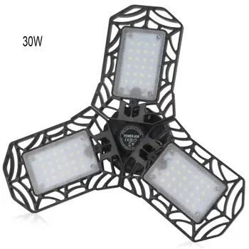 

360 Degrees 40W 60W Triple Garage Light Glow Deformable Light Indoor Garage Light Premium 6000 Lumens LED Light