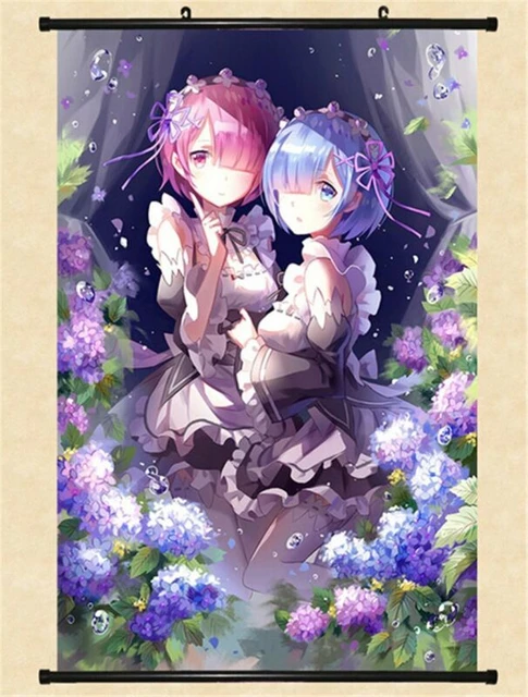  Wall Scroll Poster Fabric Painting For Anime Re ZERO