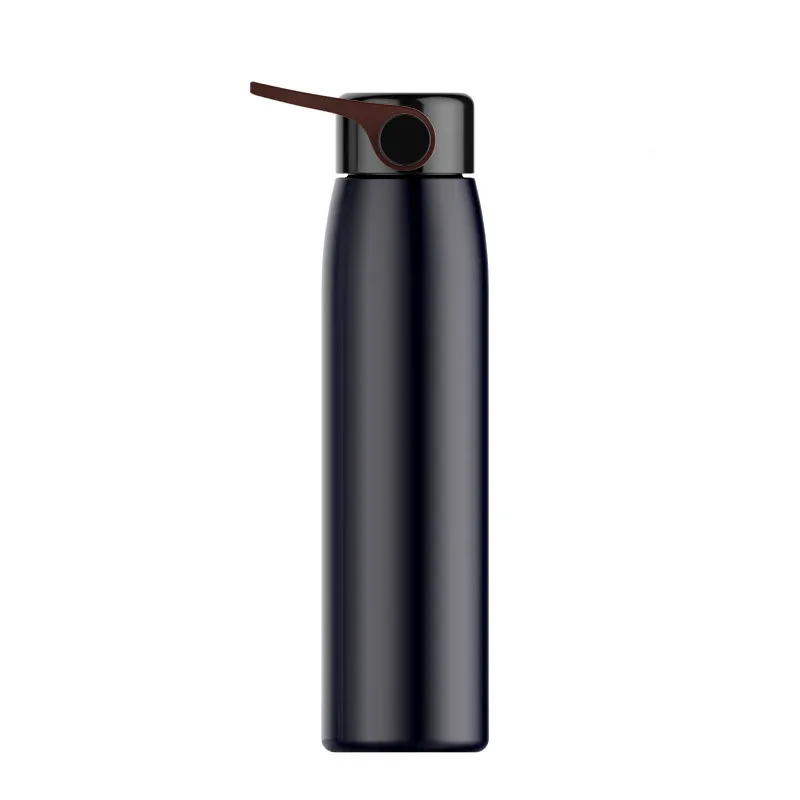 320 мл вакуумная колба из нержавеющей стали герметичная для путешествий на открытом воздухе спортивная Изолированная бутылка для воды портативная Термокружка кофейная кружка - Цвет: black