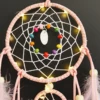 2021 Heart-shaped Lighted Dream Dream Catcher Hand Bohemian Style Handmade LED Lamp Wall Hanging Romantic Girly Heart Decoration 4