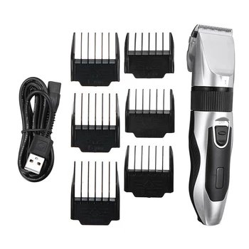

USB Rechargeable Professional Baby Children Low Noise Electric Hair Clipper Grooming Cordless Travel Beard Trimmer With Comb