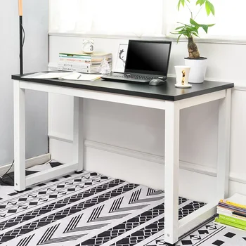 

Wooden Computer Desk Minimalist Bedroom Student Dormitory Learning Table Single Writing Desk Standing Home Office Furniture