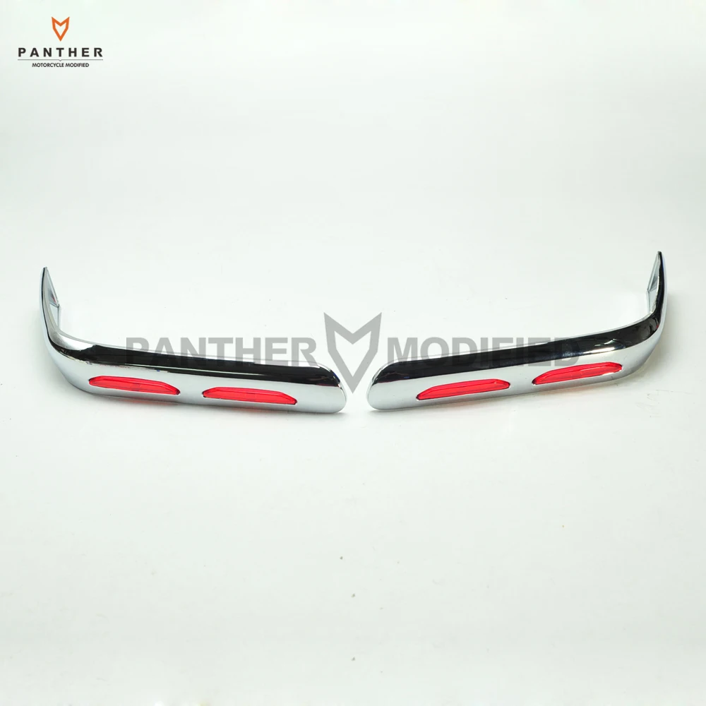 Chrome Motorcycle Fairing Trunk Saddlebag Moldings Decoration Cover Kit case for Honda Goldwing GL1800 2001-2011