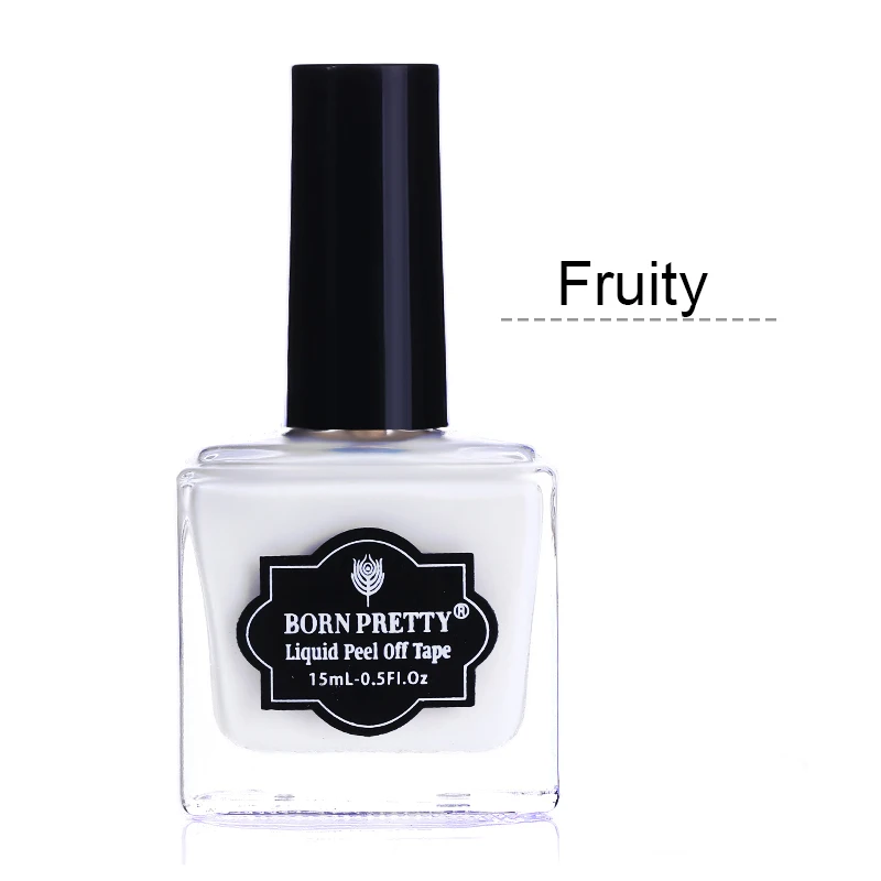 Fruity Увлажняющий латексный лак для ногтей BORN PRETTY, 6 мл, защита от перелива клеем, Защита краев, лак для ногтей, маникюр - Цвет: Fruity
