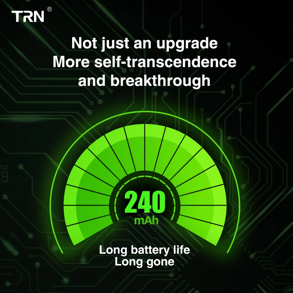 TRN BT3S Wireless Bluetooth5.0 Aptx Cable 2PIN 0.75 0.78mm  MMCX A2DC  Headphone Bluetooth Cable For TRN X6/TFZ/ /TIN