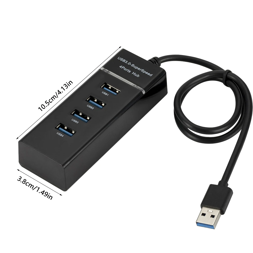 Usb3 0 Extender Multi Port Usb 1 To 4 Cable Adapter Laptop Hub Docking Station 4 Port Hub With 5gbps Data Transmission Speed Usb Hubs Aliexpress