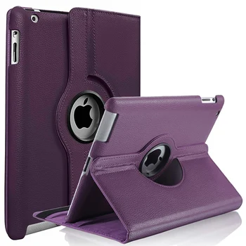 

Essidi Leather Case For ipad 2 3 4 Tablet Protective Cover Shell For ipad 2 3 4 360 Degree Rotating Stand Flip Case