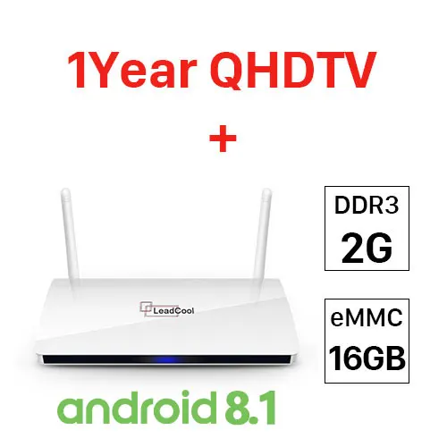 Leadcool IP tv французский арабский QHD tv 1 год IP tv подписка коробка Android 8,1 IP tv Бельгия Netherland Германия арабский французский IP tv - Цвет: 216 8.1 QHDTV