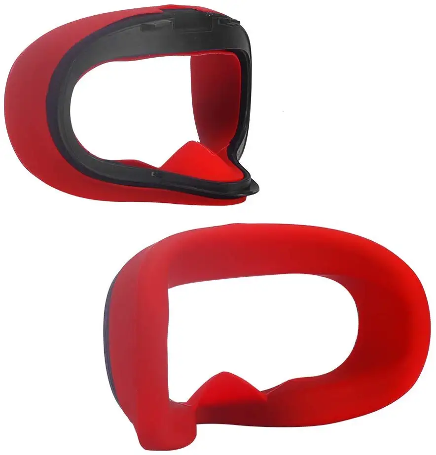 Гибкий силиконовый чехол для лица VR Сменный Набор для Oculus Quest все-в-одном VR игровая гарнитура