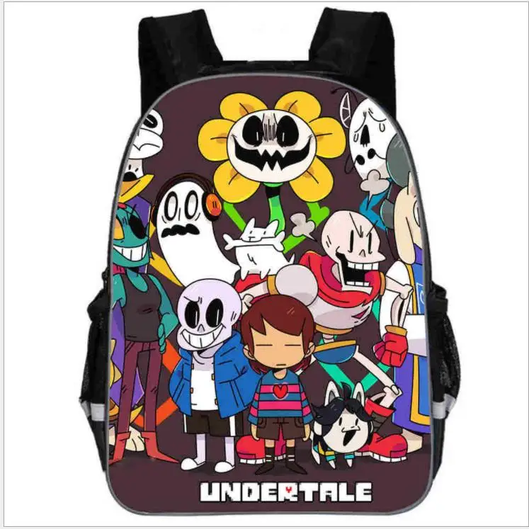 as pictures Undertale рюкзак для мальчиков школьные сумки мультфильм Back Pack рюкзаки с сюжетами игр модные книжные сумки для детей детский сад Mochilas - Цвет: as pictures