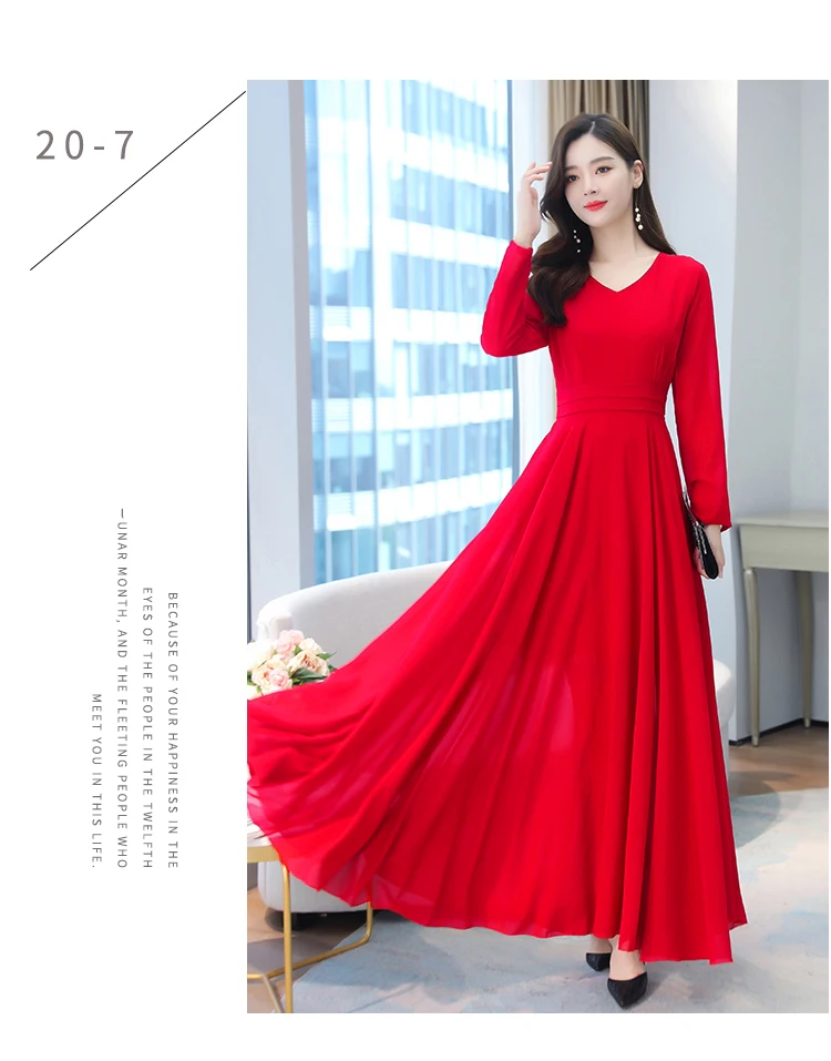 Autumn Winter Vintage Chiffon Boho Midi Dress 2020 4XL Plus Size Sexy Casual Maxi Dresses Women Party Long Sleeve Black Vestidos